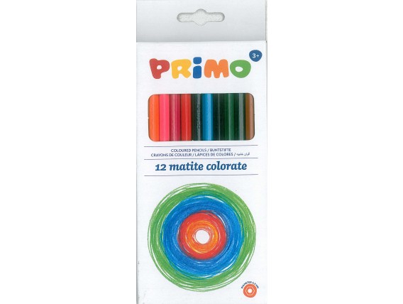 Creioane colorate Primo 12 culori