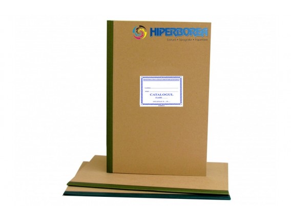 Catalog gimnazial, coperta carton gros-hartie