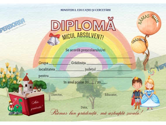 A_2303 Diploma pentru preșcolari