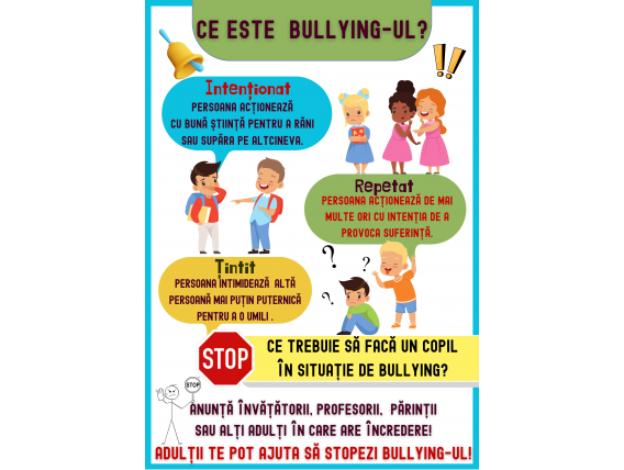 Ce este BULLYING-UL – Format A2, cod:PM018