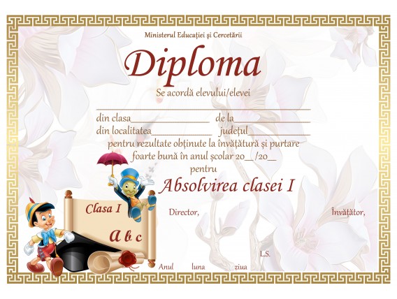 A_03 Diploma Premiu cl. 1