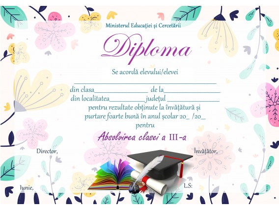 A_08 Diploma Premiu cl. a 3-a