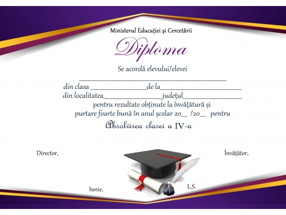 A_09 Diploma Premiu cl. a 4-a