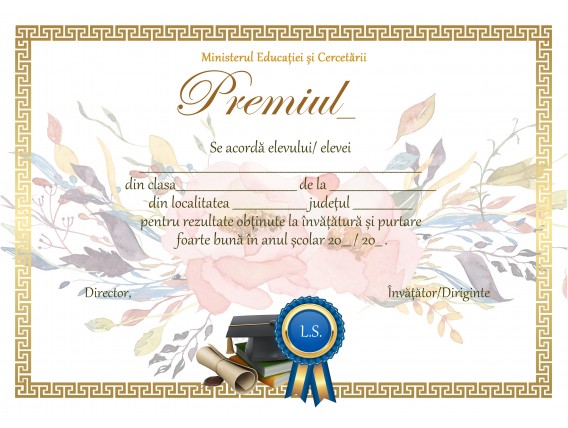 A_18 Diploma de acordare a premiului