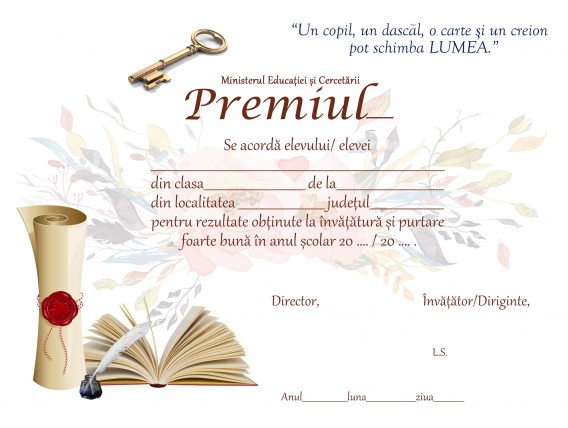 A_20 Diploma de acordare a premiului