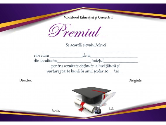 A_26 Diploma de acordare a premiului