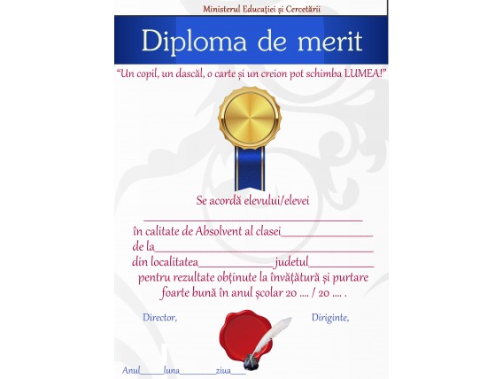 A_33 Diploma de merit