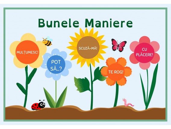 Bunele maniere – Format A2, cod:PM006