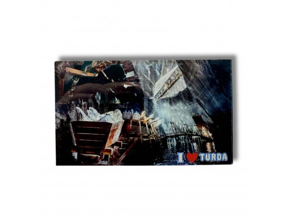 Magnet Suvenir din inima Transilvaniei – I love Salina Turda
