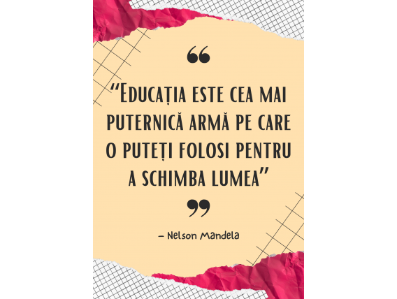 11. Educația este arma!