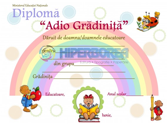 G_1 Diploma pentru prescolari