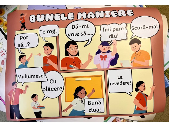 Bunele maniere – Format A2, cod:PM012