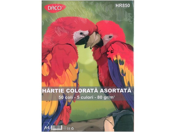 Hartie colorata asortata Daco