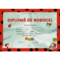A_2304 Diplomă Bobocel clasa Pregătitoare