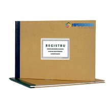 Registru control financiar preventiv propriu, coperta carton gros-hartie