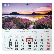 Calendar de perete cu spirala 2025