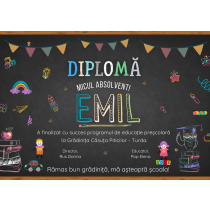 A_2505 Diploma pentru preșcolari personalizată