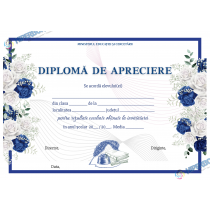 A_2527 Diplomă de apreciere - carton special