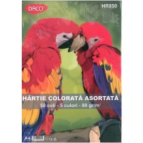 Hartie colorata asortata Daco