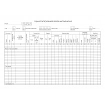 Fișa activității zilnice pt. autovehicule