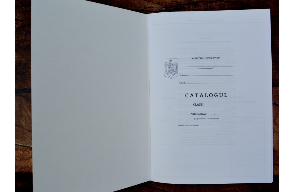 Catalog pregătitoare, coperta carton duplex MODEL 20232024