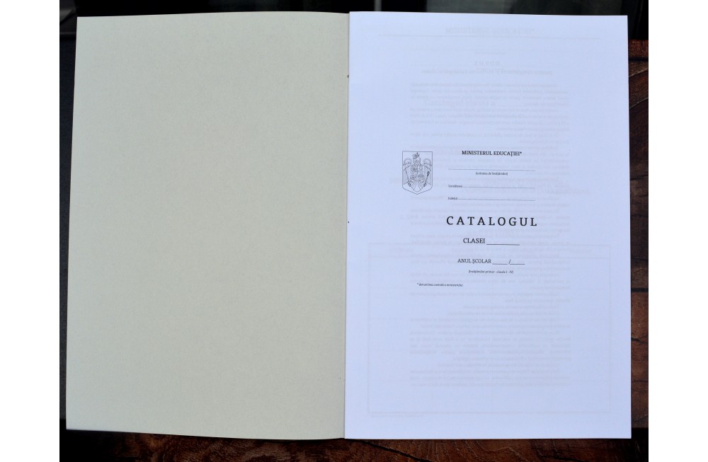 Catalog primar, coperta carton duplex MODEL 20232024