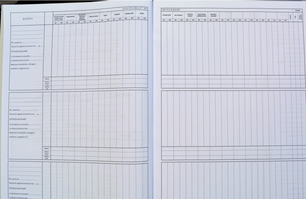 Catalog primar, coperta cartonimitatie piele MODEL 20232024