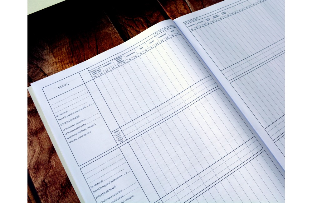 Catalog primar, coperta cartonimitatie piele MODEL 20232024